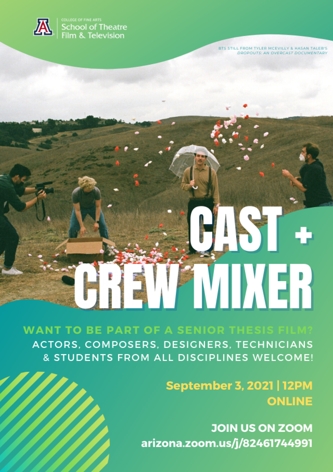 flyer for ftv cast and crew mixer
